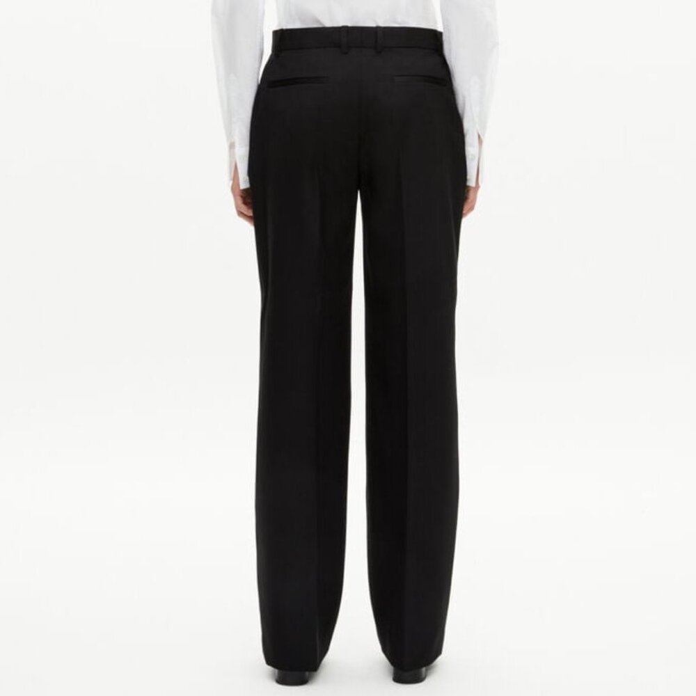 The Kooples Black Dress Pant with satin stripe - Picture 3 of 11